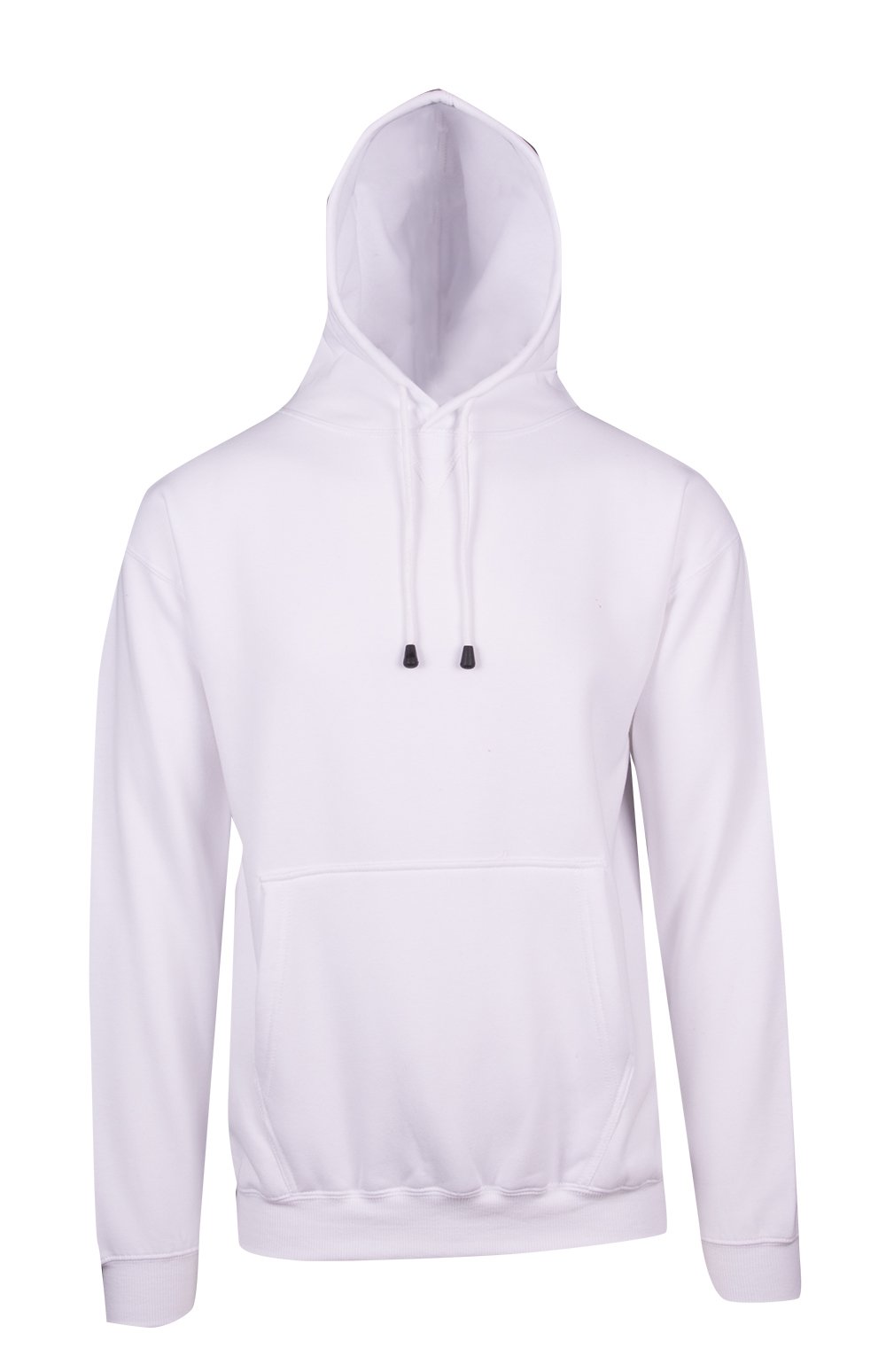 Aj's Infinity pure white pullover hoodie - classic hooded sweatshirt with kangaroo pocket, perfect for custom printing and personalization