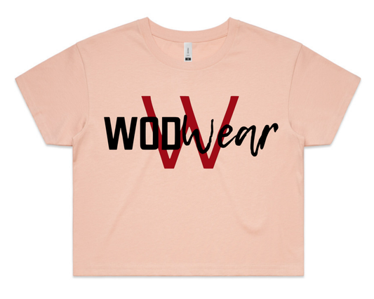 WODWear Logo Crop Tees