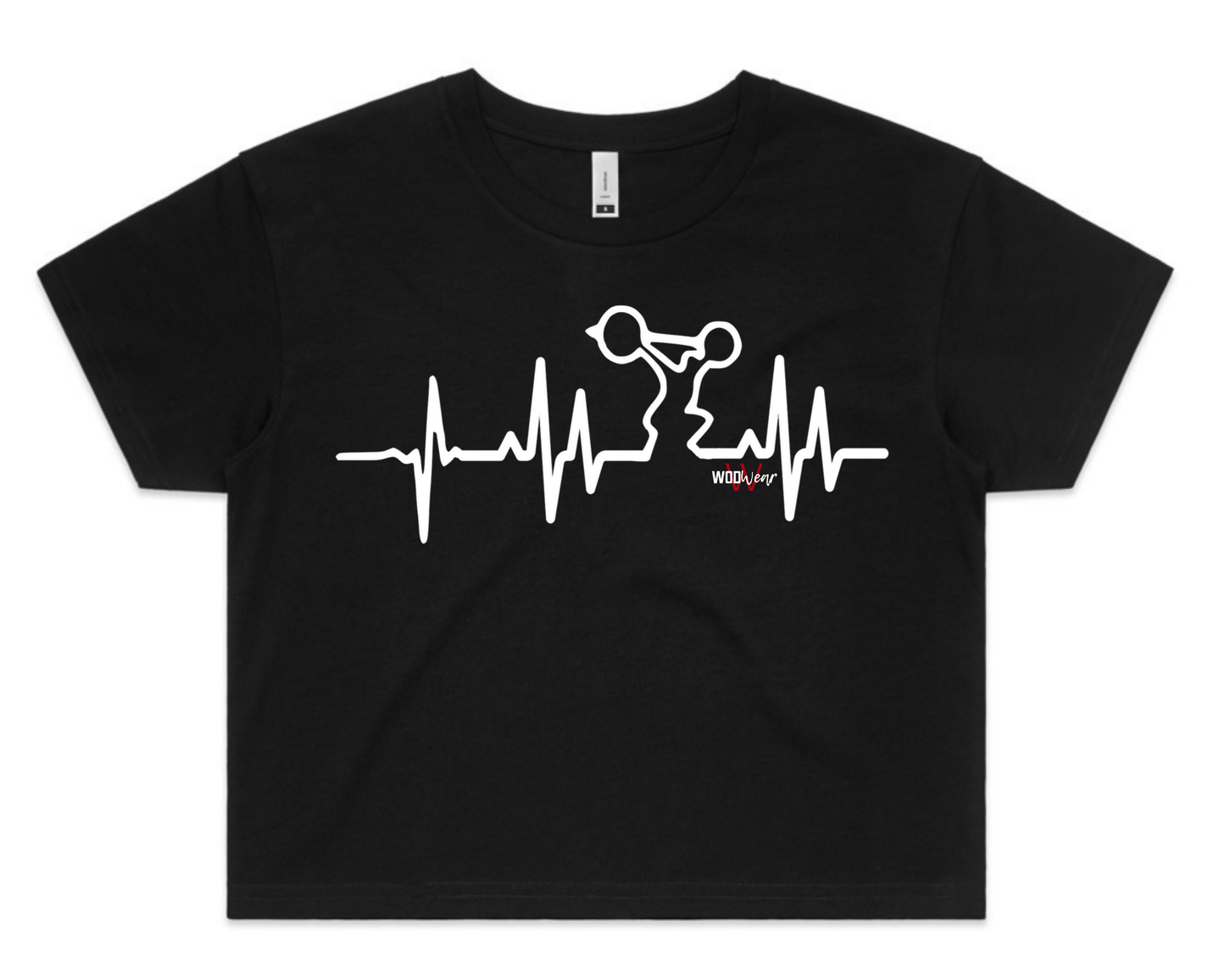 WODWear Heartbeat Crop Tees