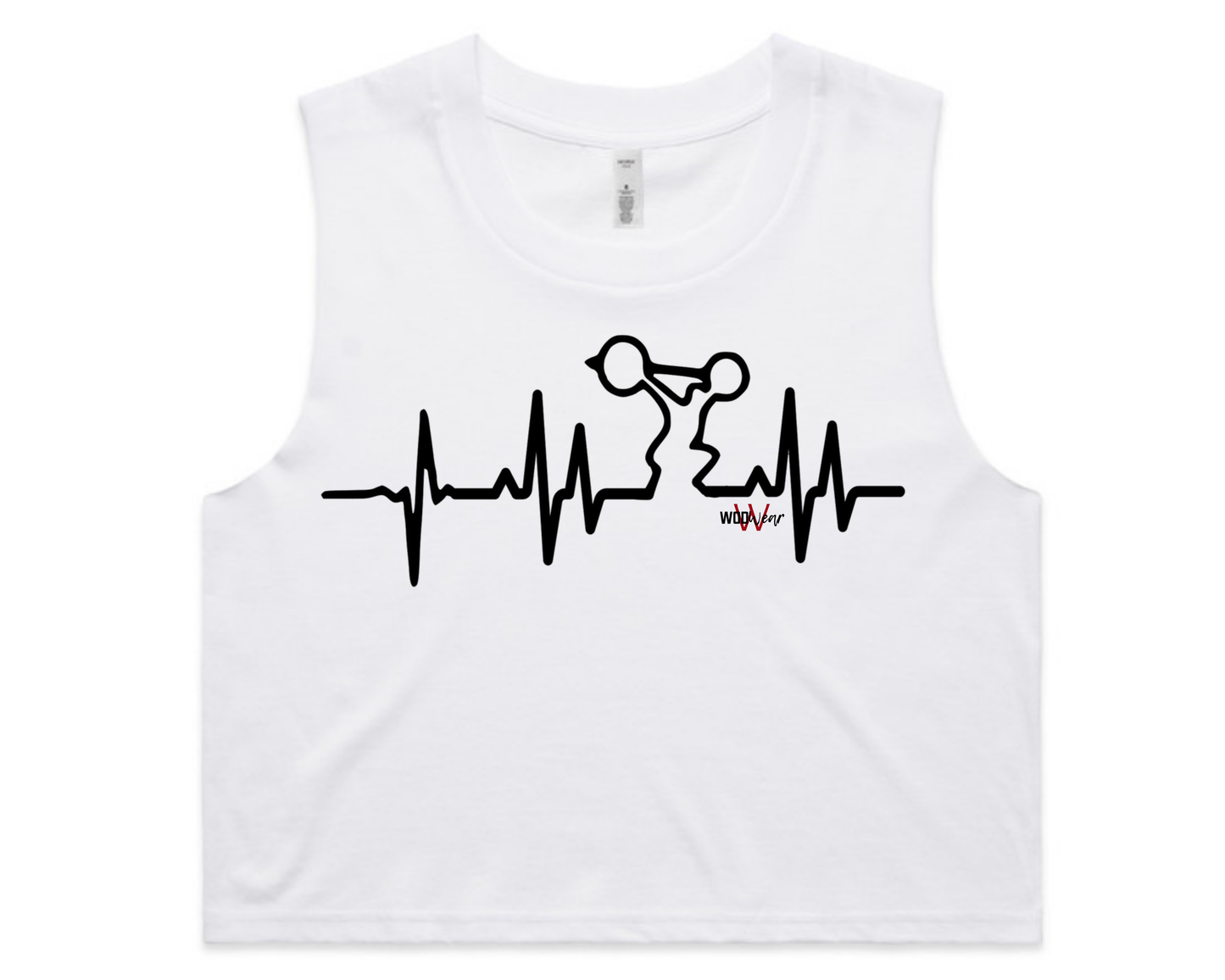 WODWear Heartbeat Crop Tanks