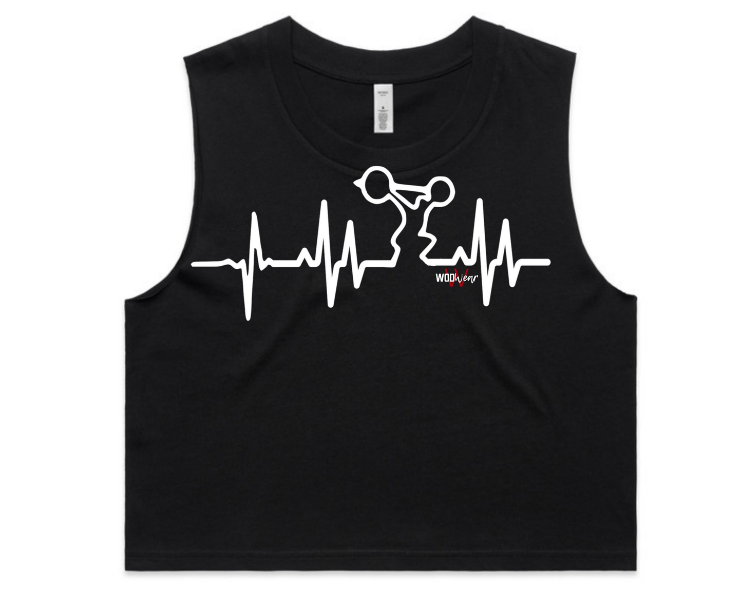 WODWear Heartbeat Crop Tanks