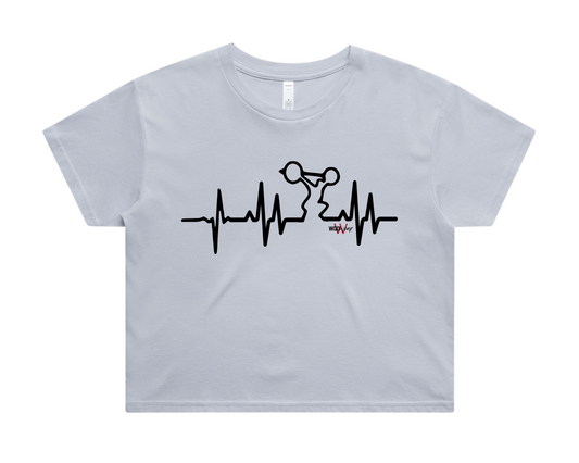 WODWear Heartbeat Crop Tees
