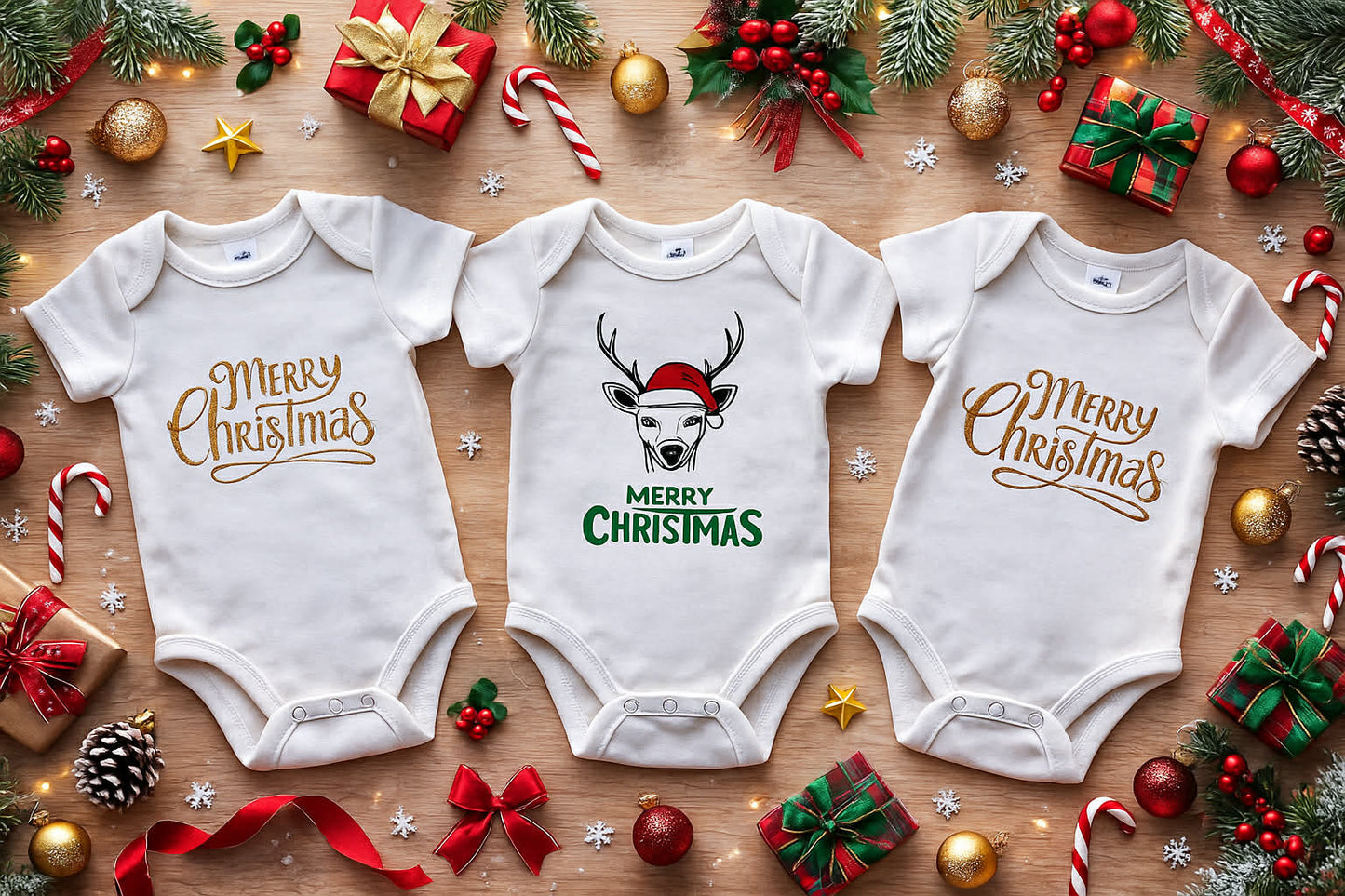 Christmas Baby Bodysuits