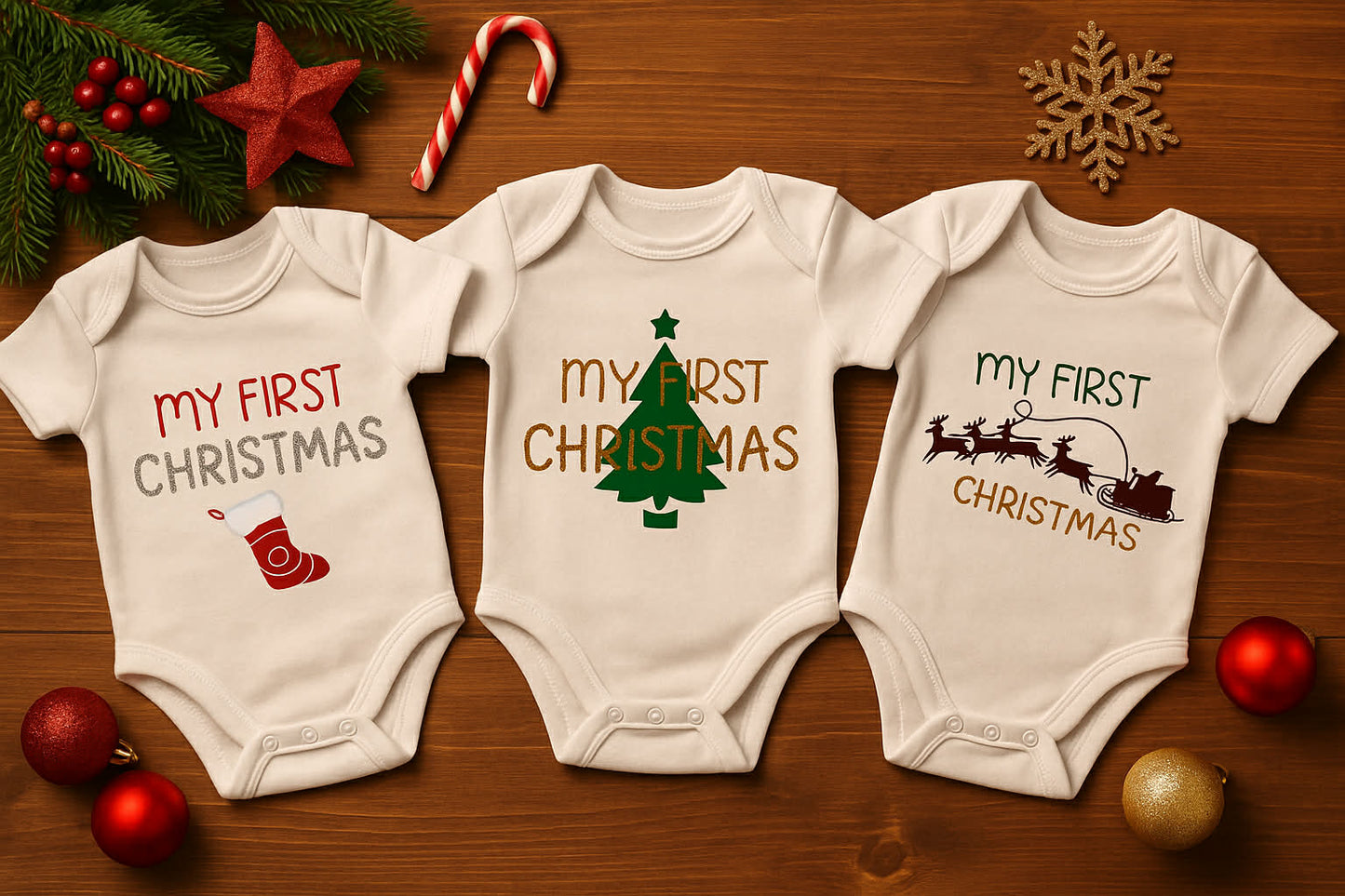 Christmas Baby Bodysuits