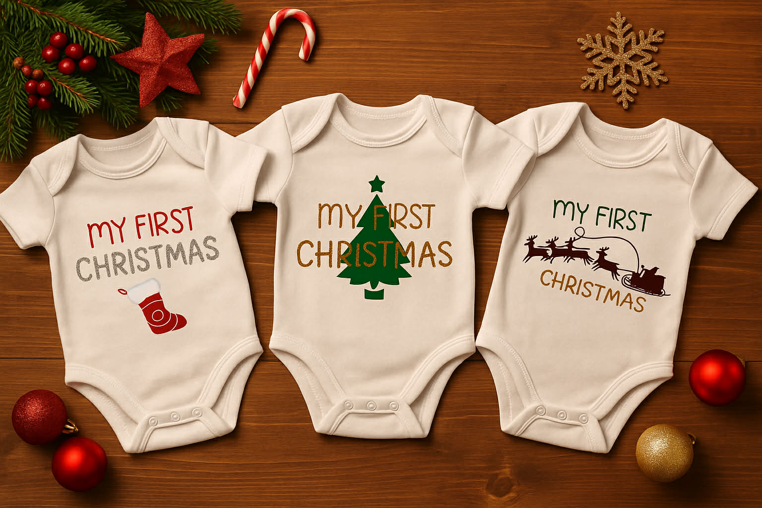 Christmas Baby Bodysuits
